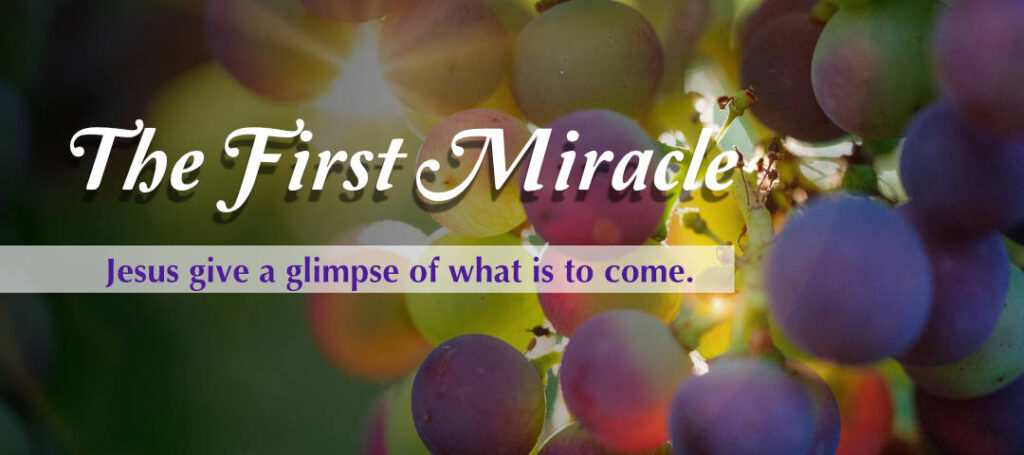 Jesus' first miracle